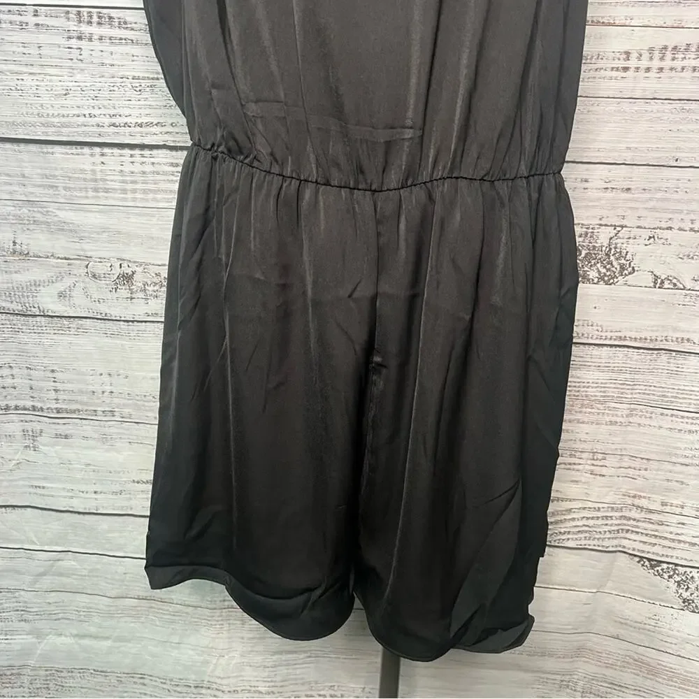 City Chic‎ Women's Plus Size 18 Black Kiana Playsuit Romper